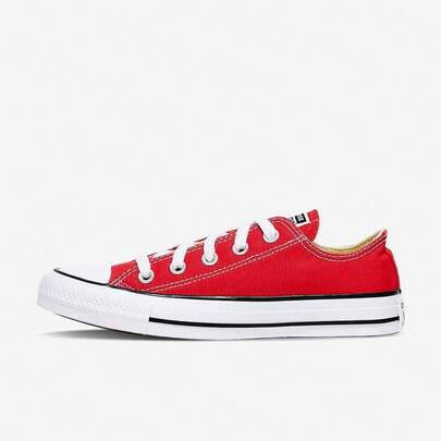 Chuck Taylor All Star Classic Low Top Men Athletic Sneakers Gym Comfort Canvas Arch Support Running Walking Red M9696C