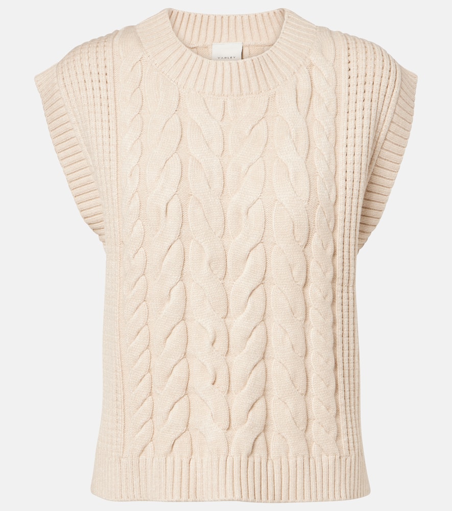 Pixie cable-knit sweater vest