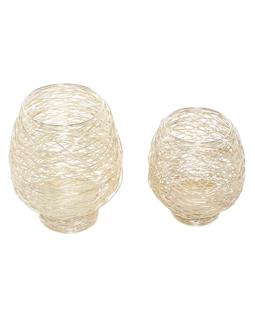 CosmoLiving by Cosmopolitan Set of 2 Candle Holders