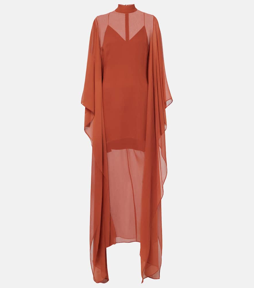 Lanzarote silk chiffon kaftan