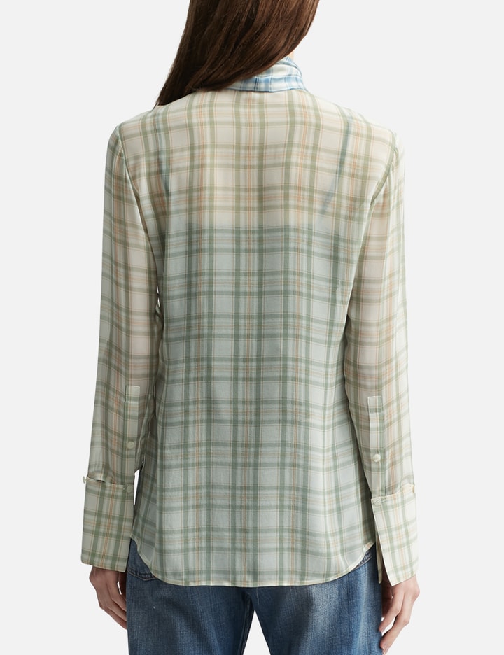 Silk Blouse With Scarf