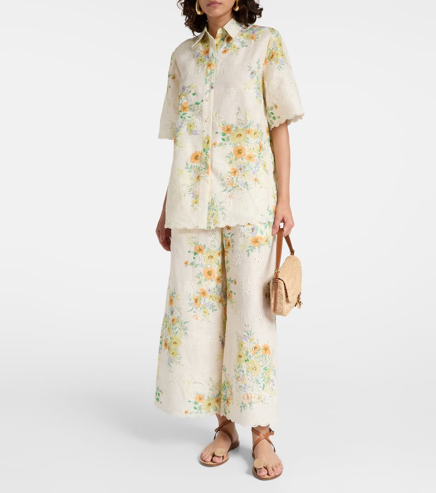 Alémais Juliette floral linen shirt