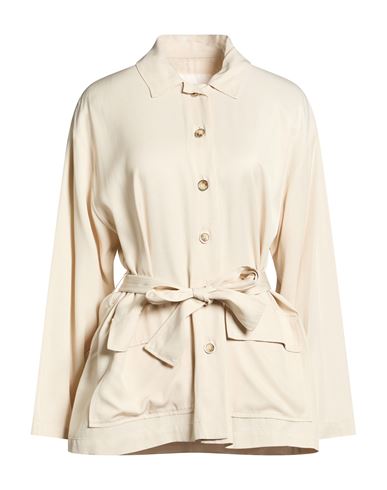 Woman Jacket Ivory Size M Viscose