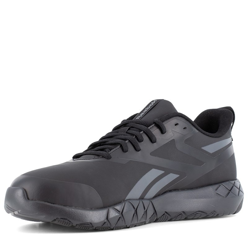 Men's Flexagon Force XL Composite Toe Work Sneakers (Black)