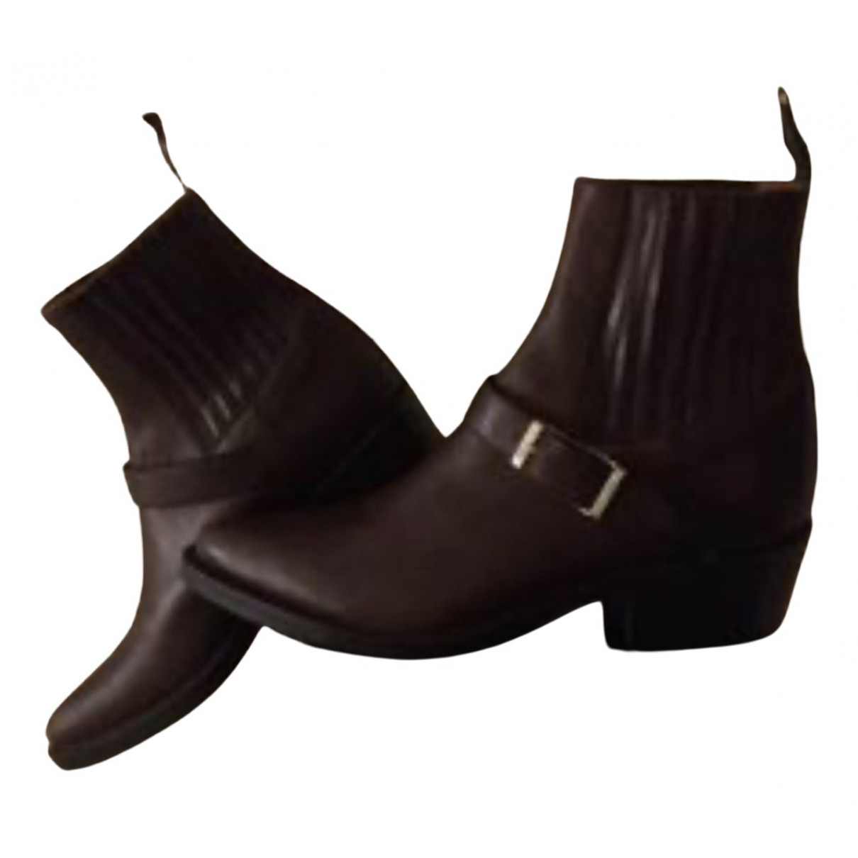 Ankle boots Leather for Female 40 EU