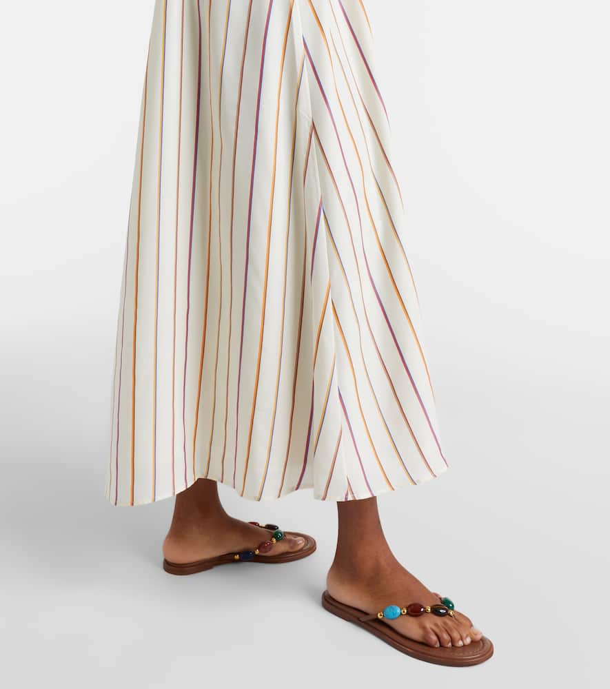 Melfi striped maxi dress