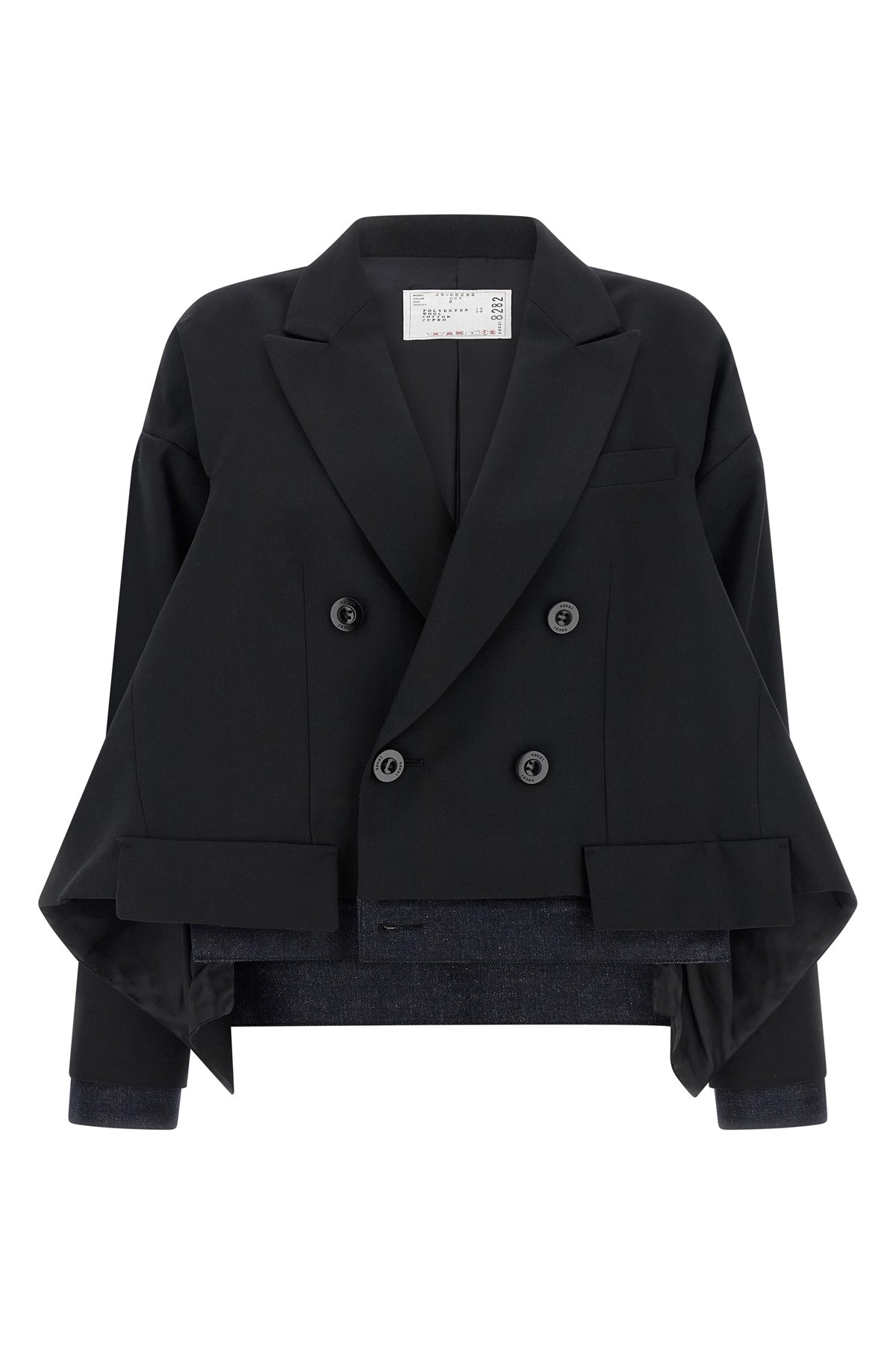 Denim Insert Blazer