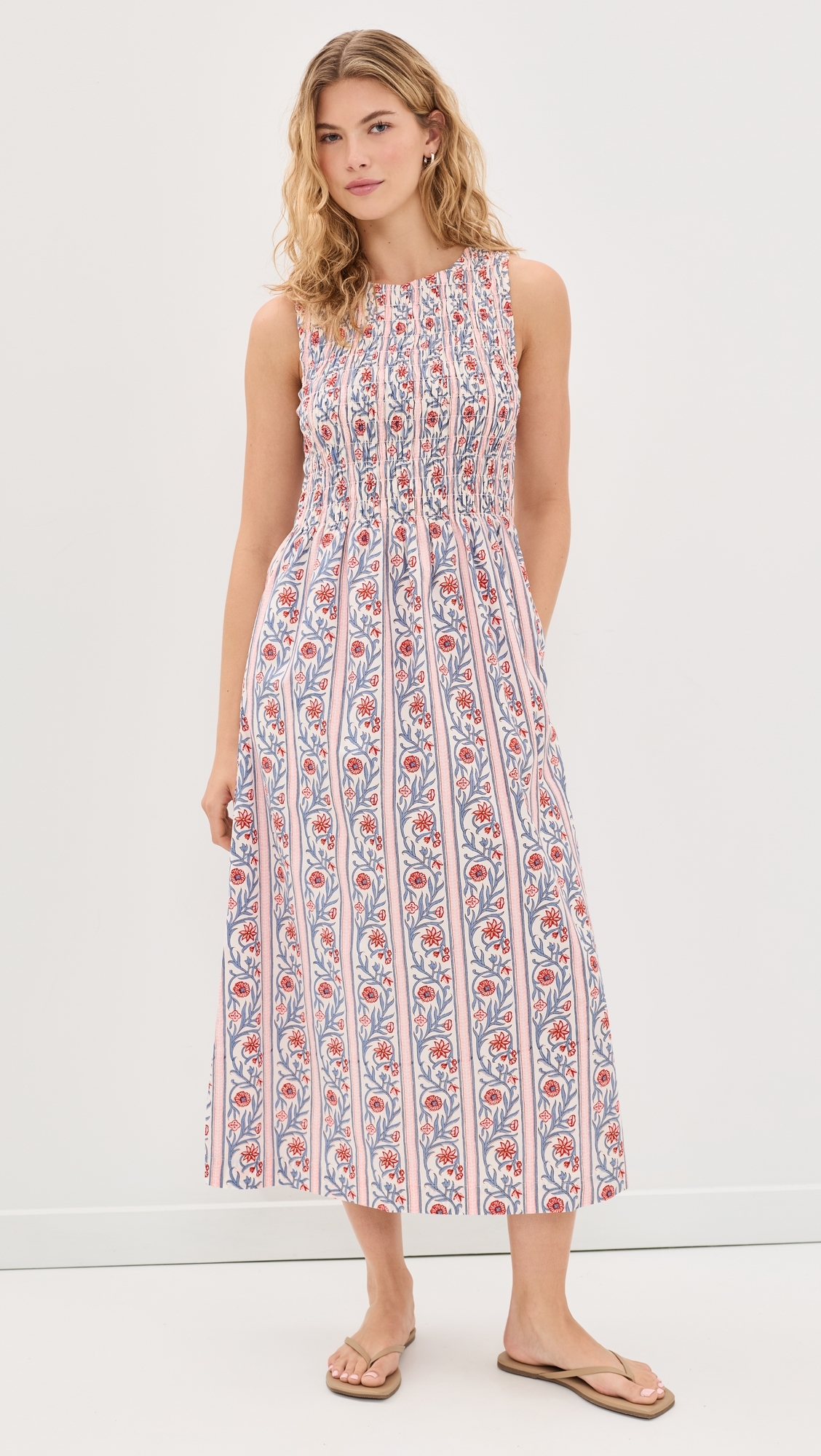 Sara Floral Vine Dress Vine Floral