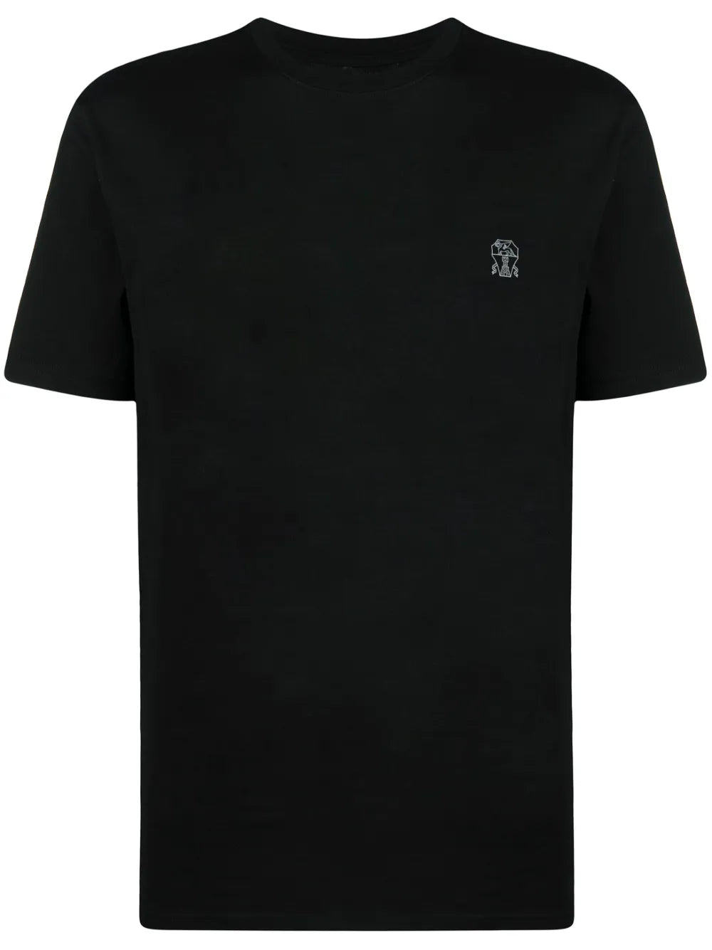 Logo-Print Cotton T-Shirt — Black