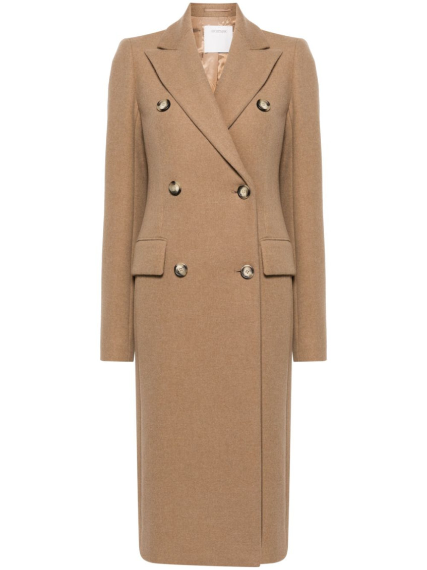- Wool Double-breasted Coat