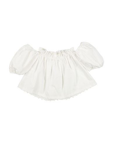 L:ú L:ú By Miss Grant Kid Girl Top White Size 12 Cotton