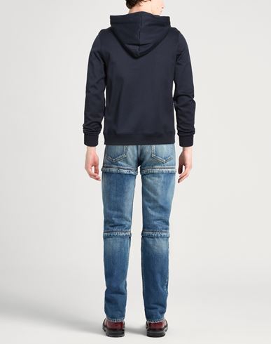 Man Sweatshirt Midnight blue Size M Cotton, Polyamide