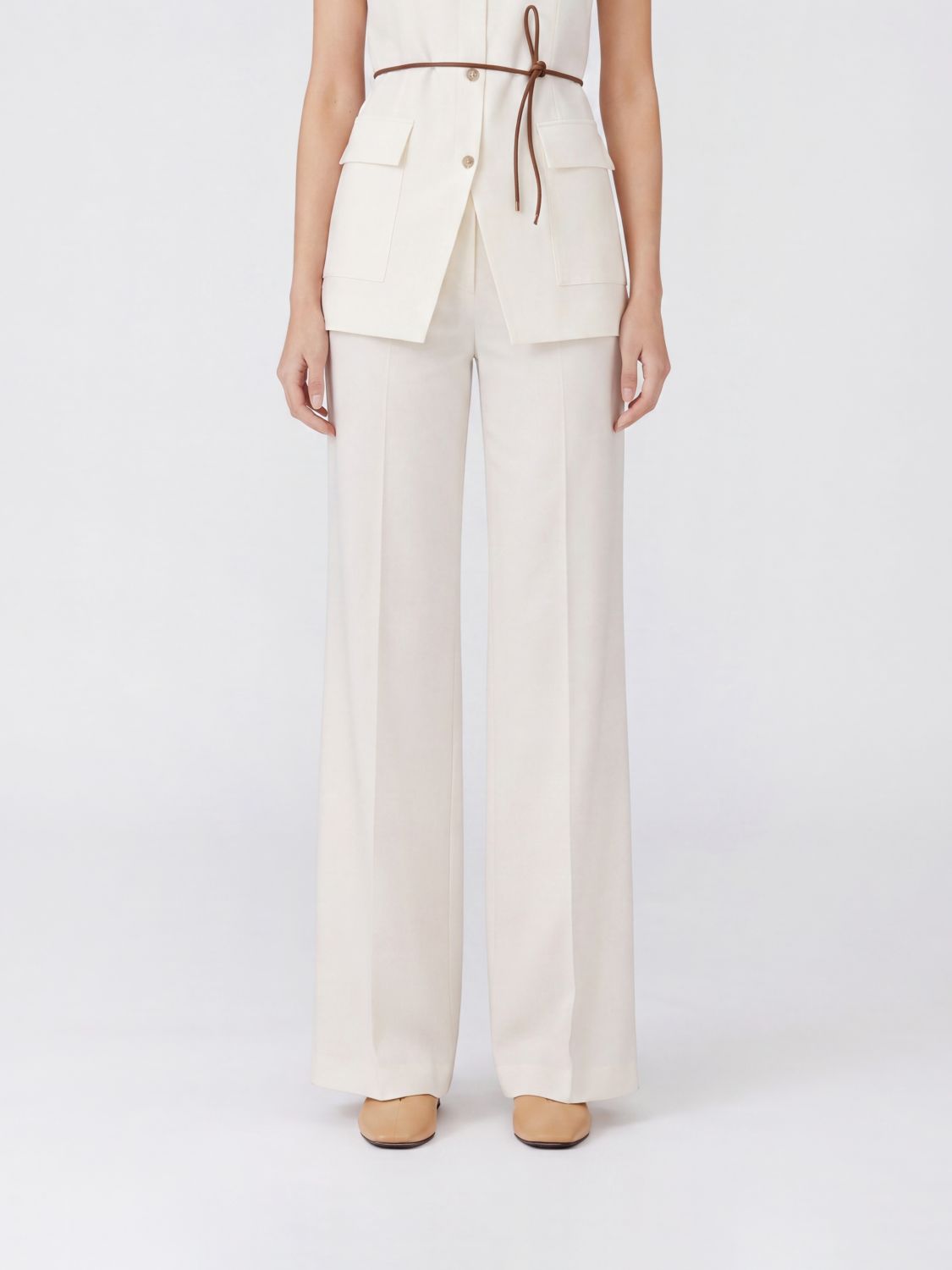 Pants Woman color White