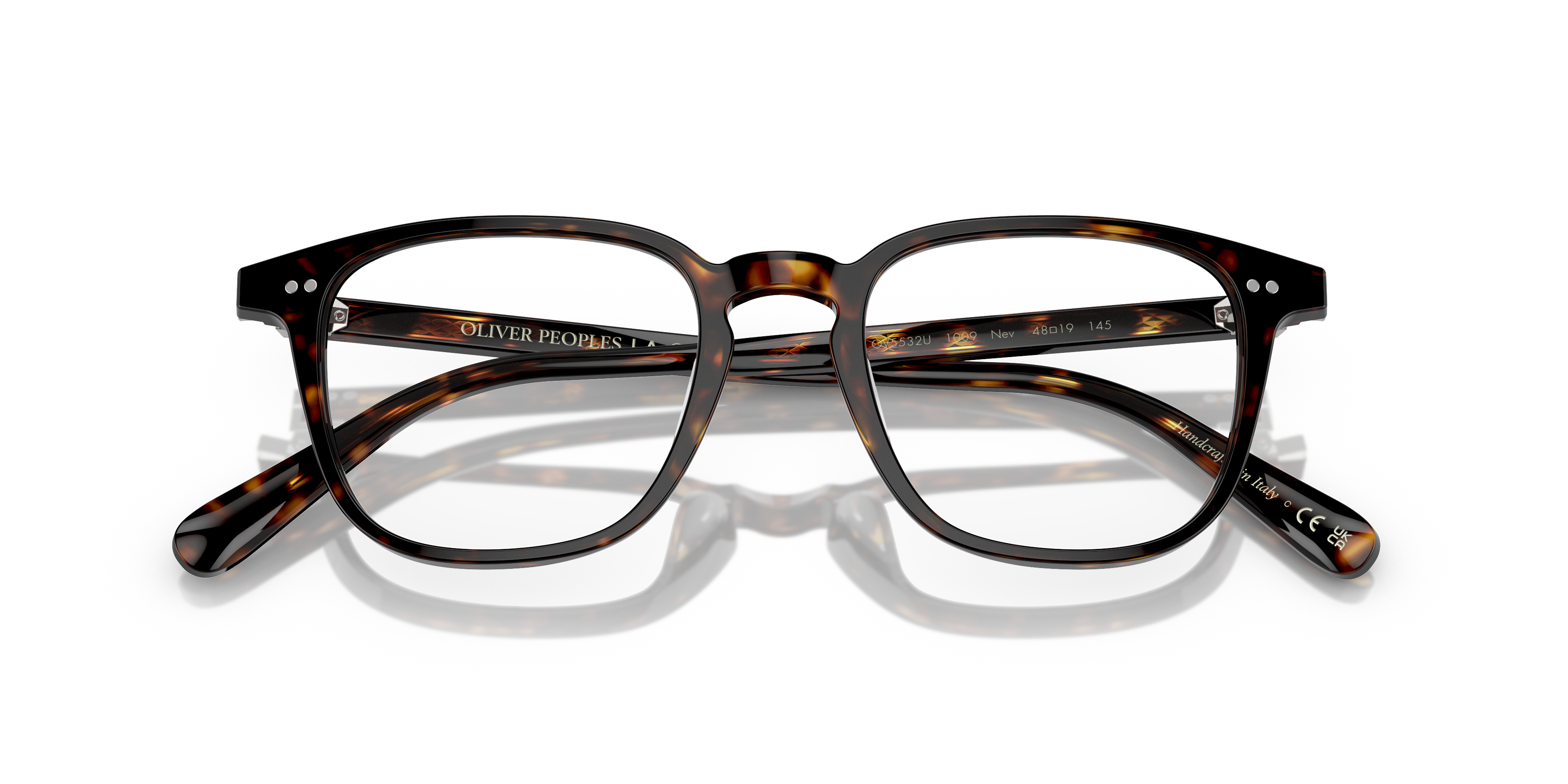 Oliver Peoples Herren Oliver Peoples OV5532U NEV 1009 Optische Fassungen Acetat Schildkröte Transparent Pillow Norma