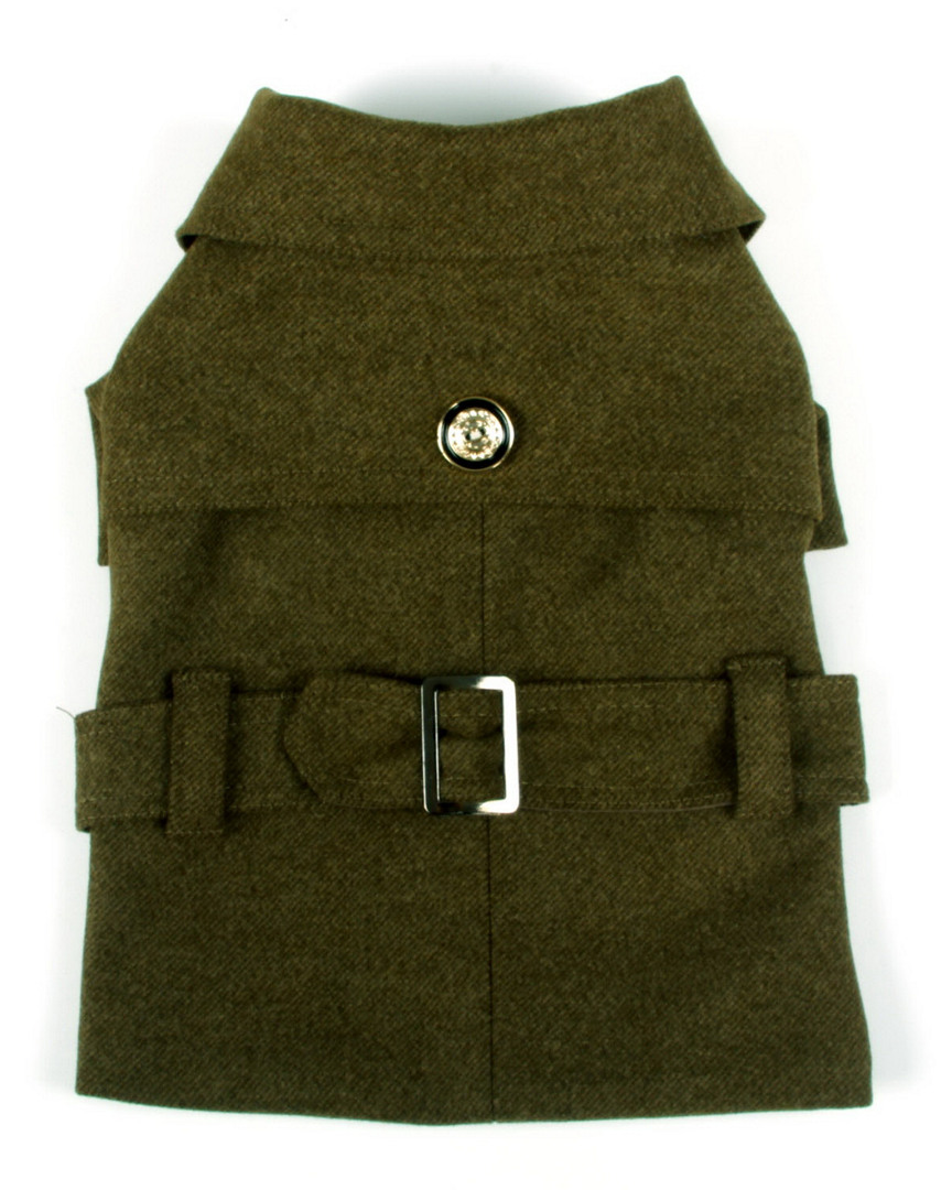 Galore Back Buckled Fashion Wool Pet Coat