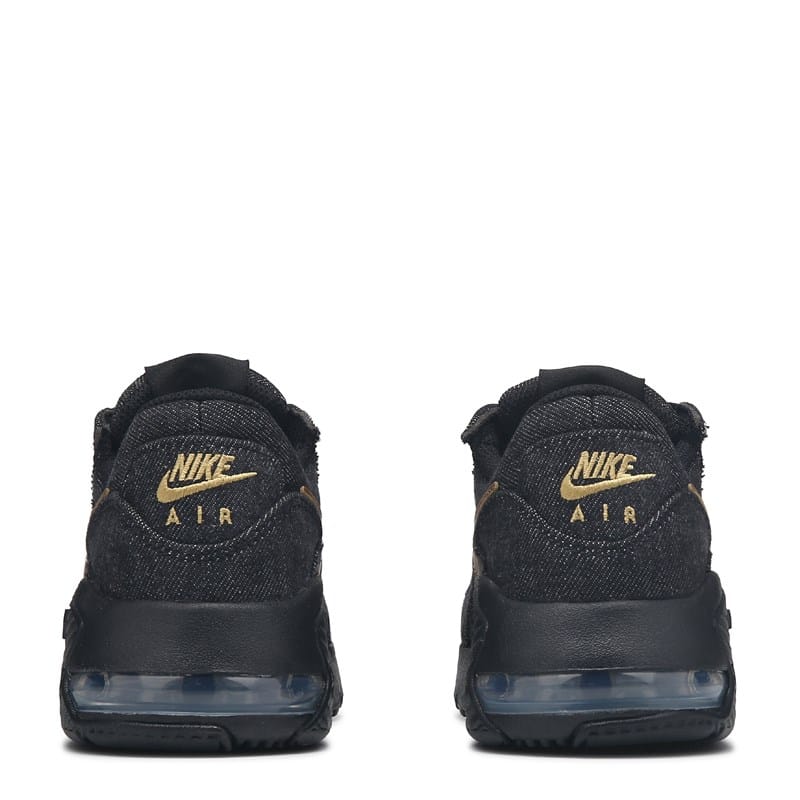 Women's Air Max Excee Sneakers (Black Denim/Gold)