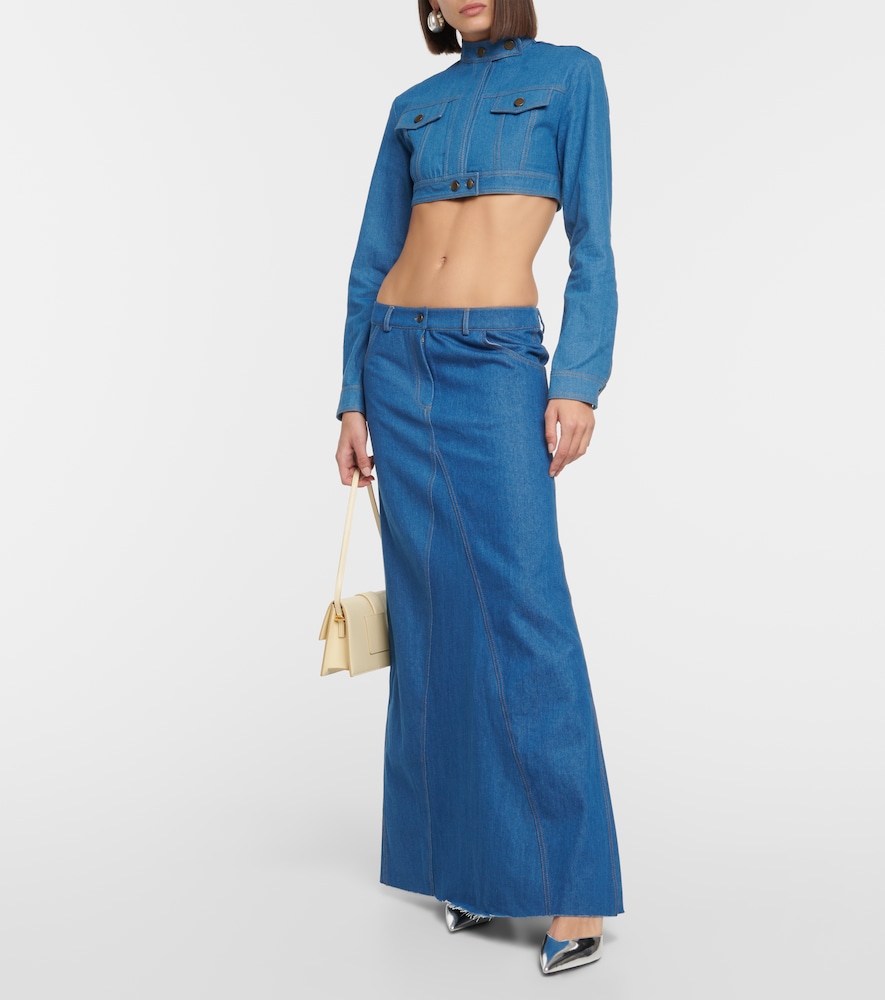 Pilla cropped denim jacket