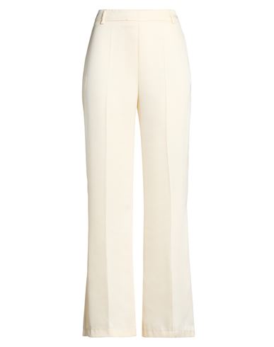 Woman Pants Cream Size 8 Polyester