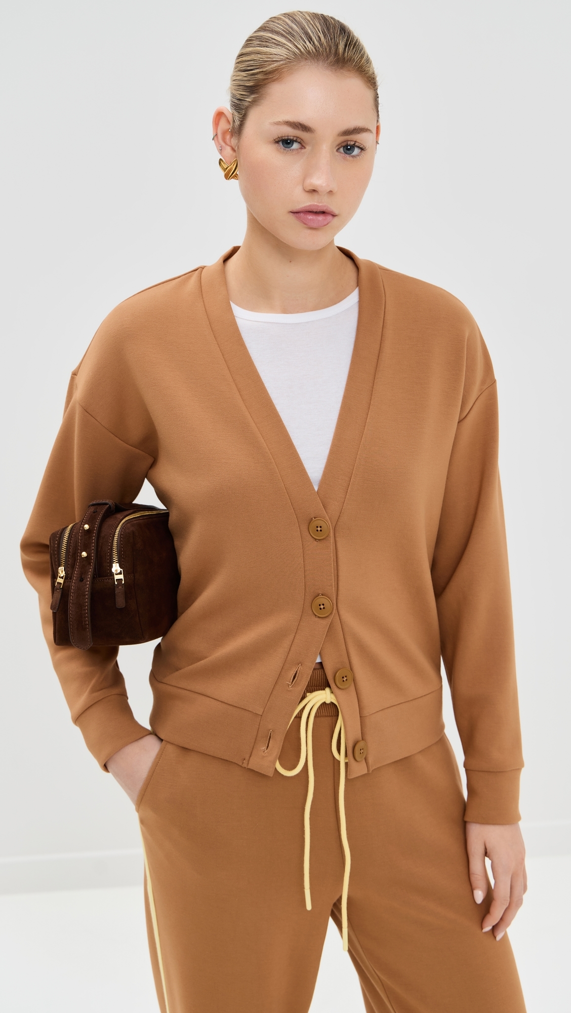 Maddie Cardigan Camel