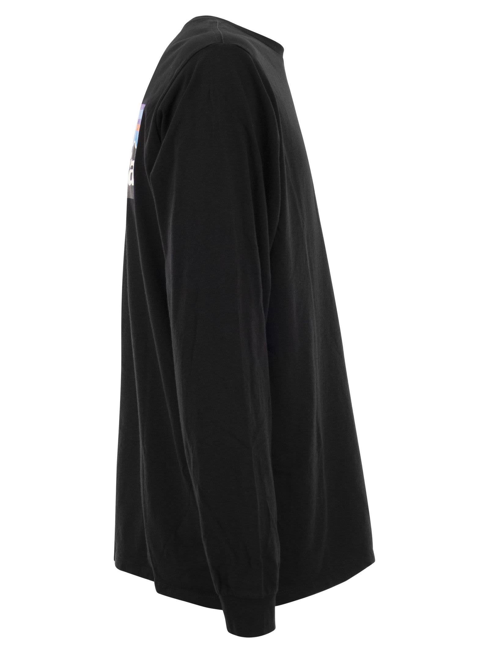 T-shirt With Logo Long Sleeves