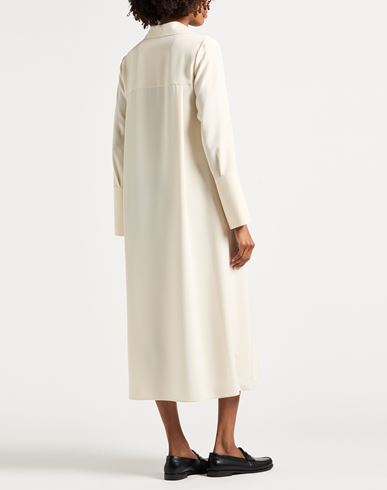 Woman Midi dress Ivory Size 4 Silk, Elastane