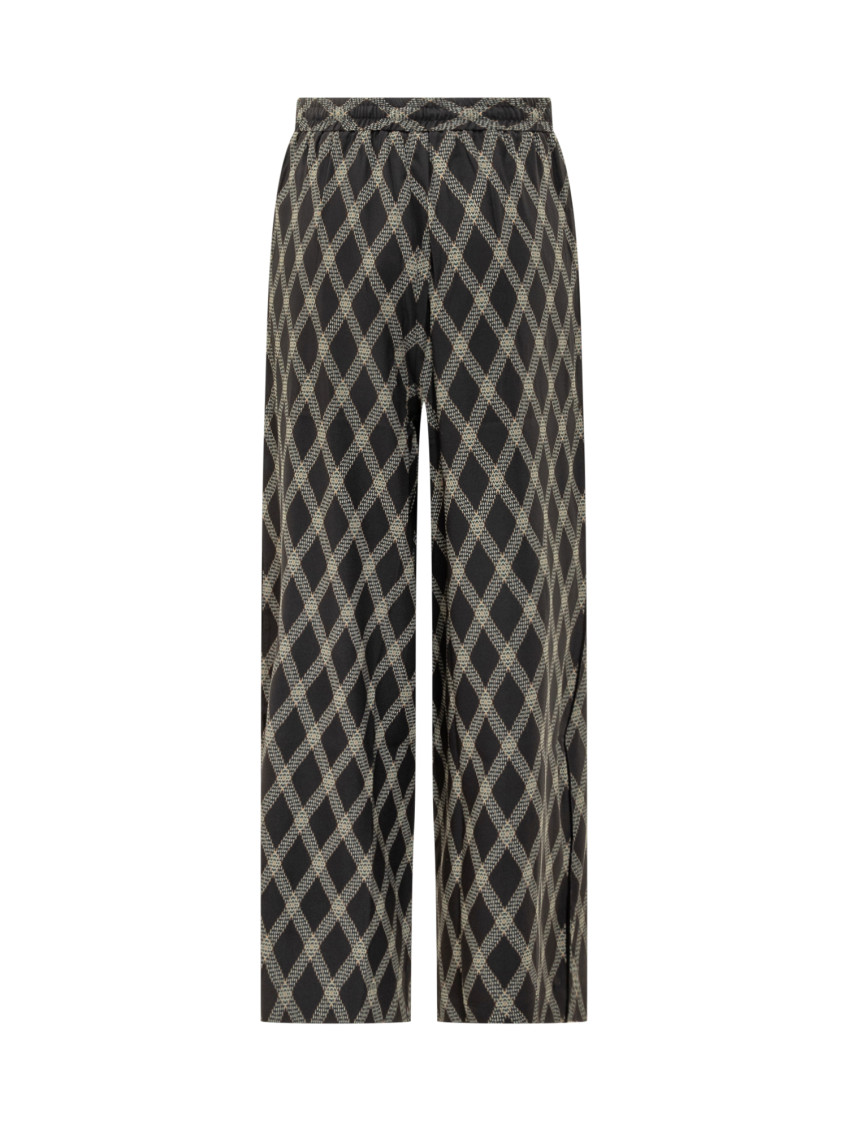 Black Loose Drawstring Pants