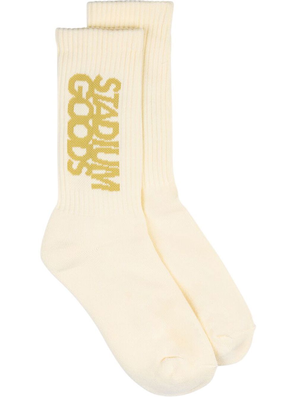 Logo "Champagne" crew socks - Neutrals