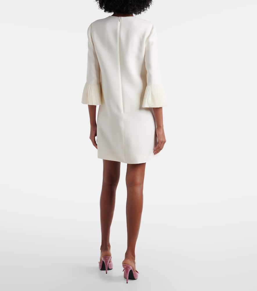 Wool and silk minidress