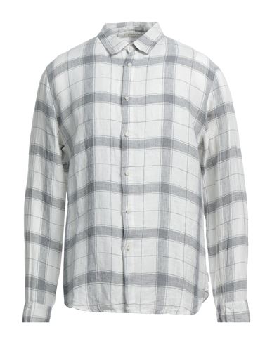 Man Shirt White Size S Linen