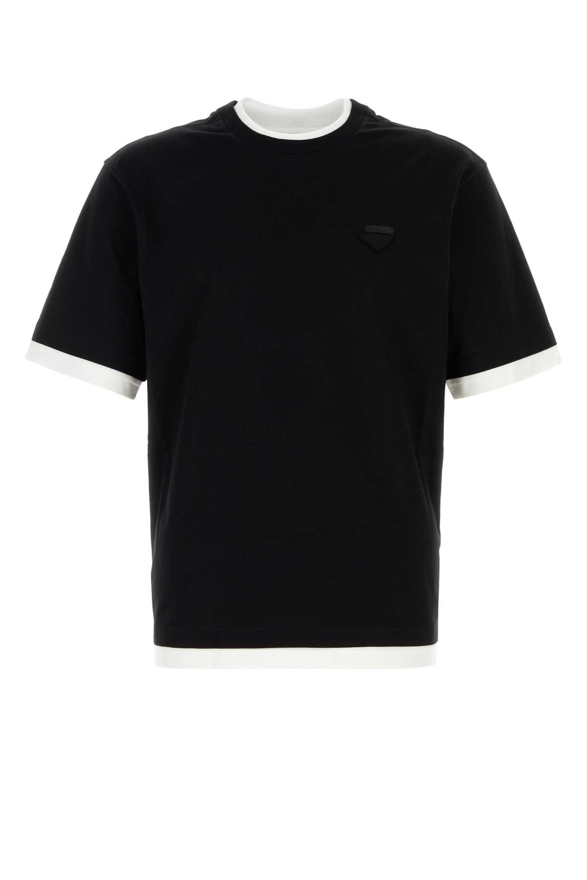Logo-plaque Layered T-shirt