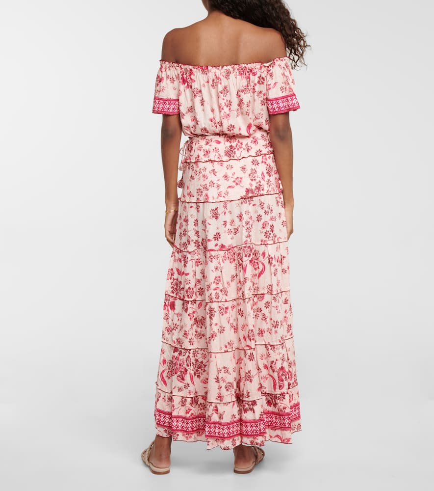 Camila floral maxi skirt