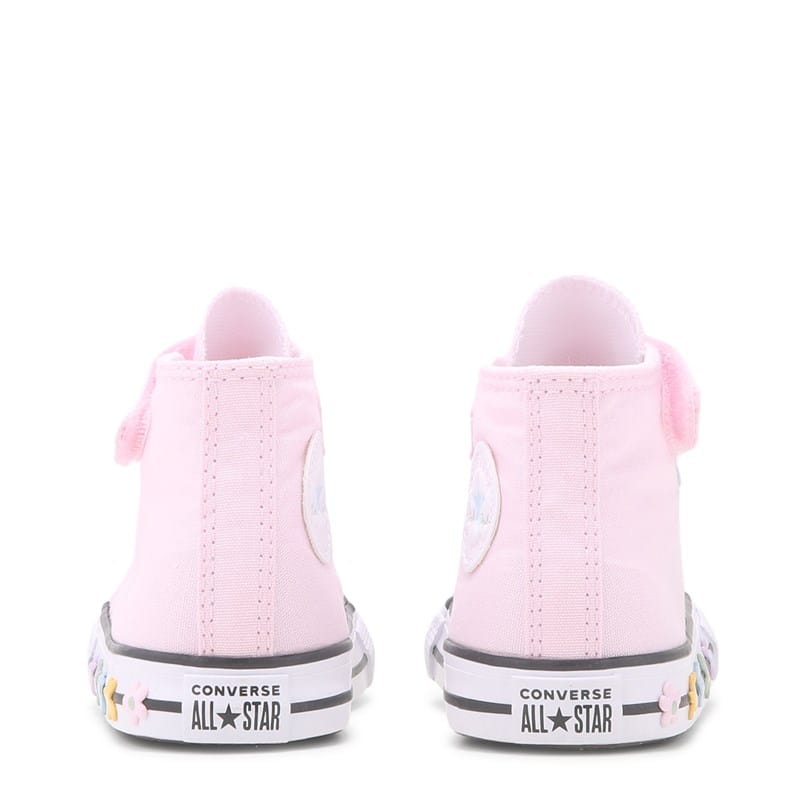 Kids' Chuck Taylor All Star 1v High Top Sneaker Toddler Shoes (Pink/Bloom)