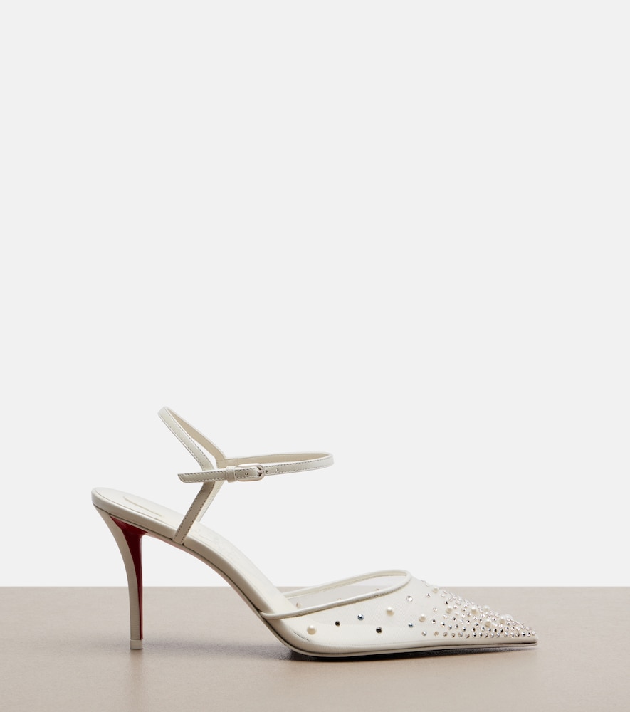 Miss Z embellished slingback pumps