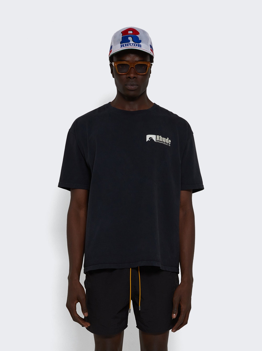 Ramatuelle Intl Racing Tee Vintage Black And White