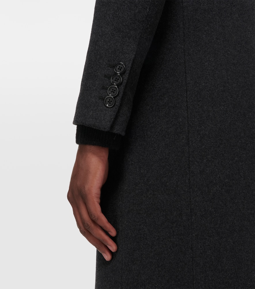 Wool-blend overcoat