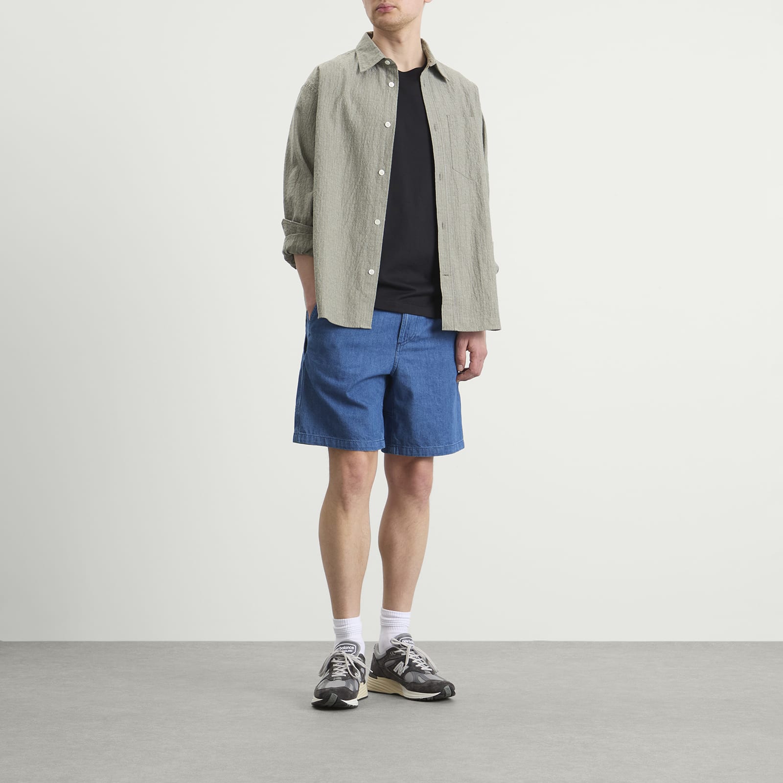 Men's Norris Denim Shorts in Blue