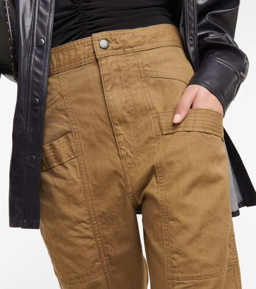 Pandore cotton-blend pants