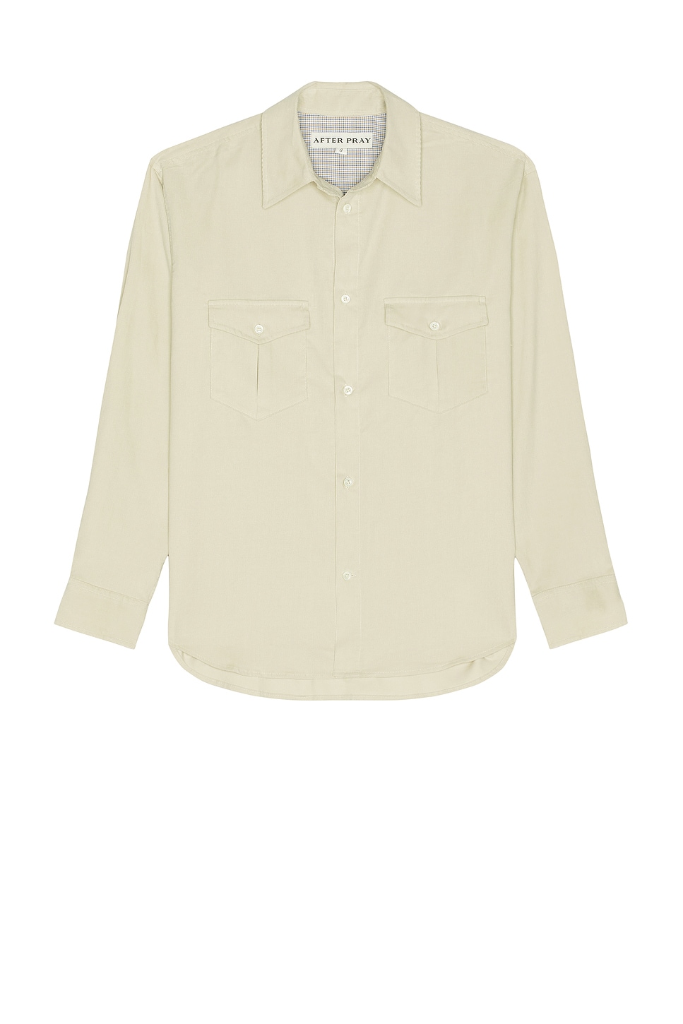 After Pray Lunar Corduroy Shirt in Ivory. S also in