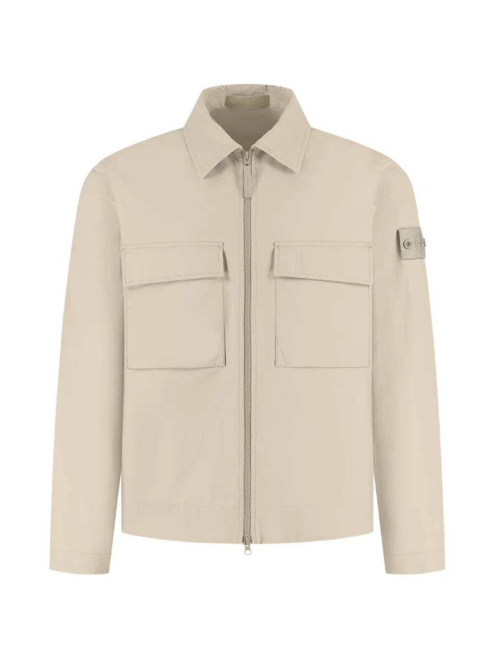 Logo-Patch Zip-Up Jacket