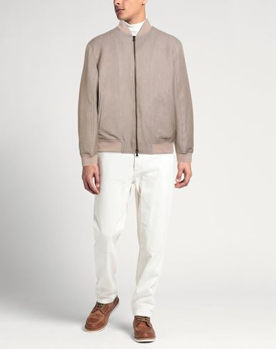 Man Jacket Beige Size XL Polyester, Viscose, Elastane