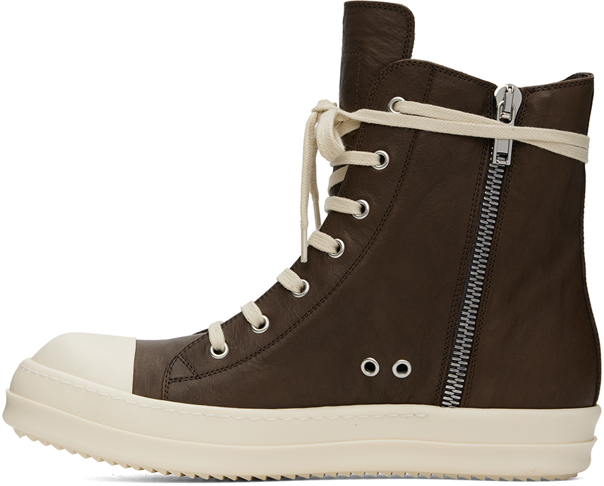 Rick Owens Brown Porterville Sneakers