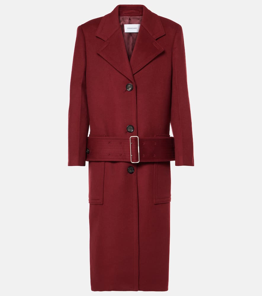 Wool and cashmere coat