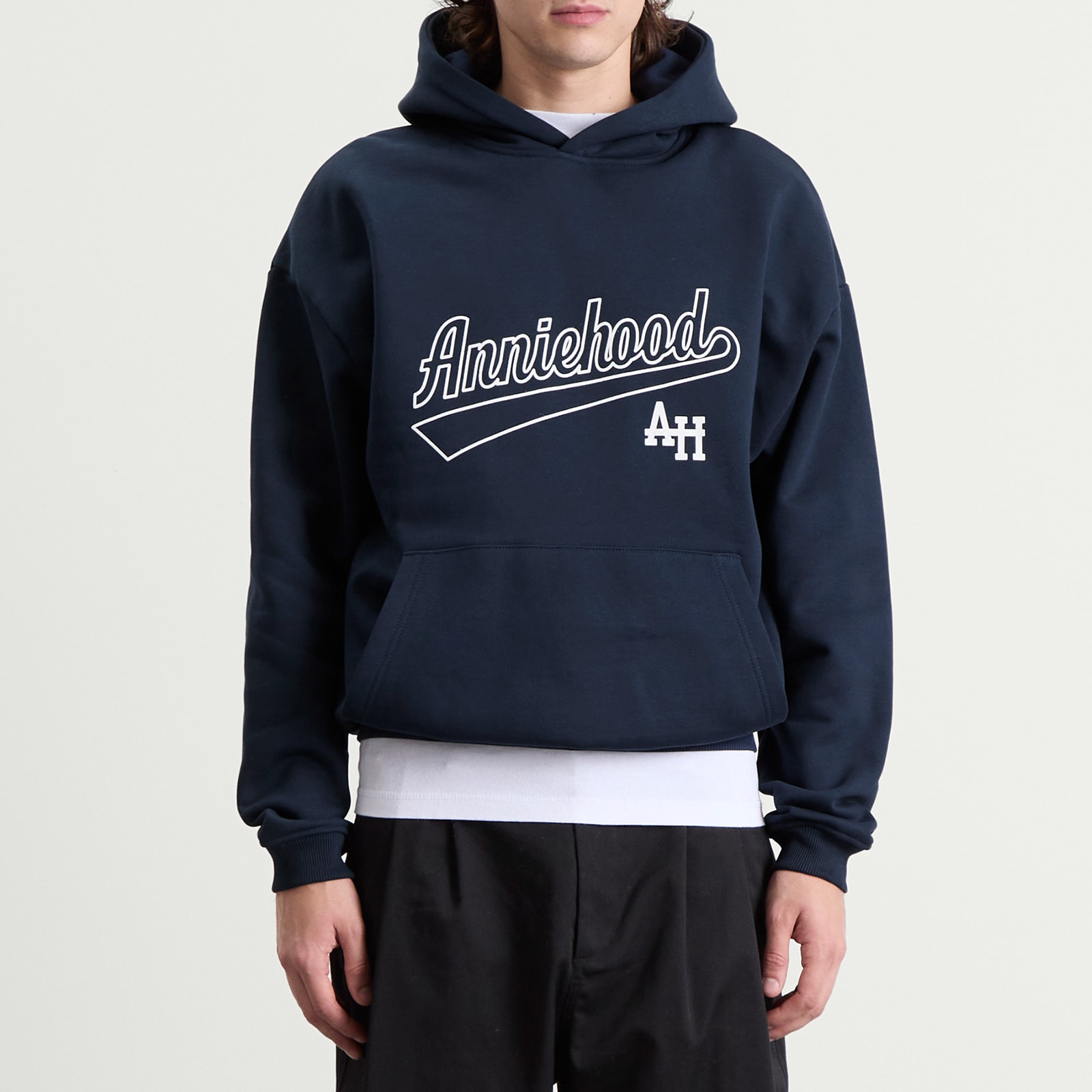 Men's Baseball Hoodie Navy