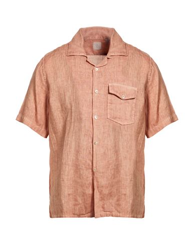 Platinum Man Shirt Salmon pink Size L Linen