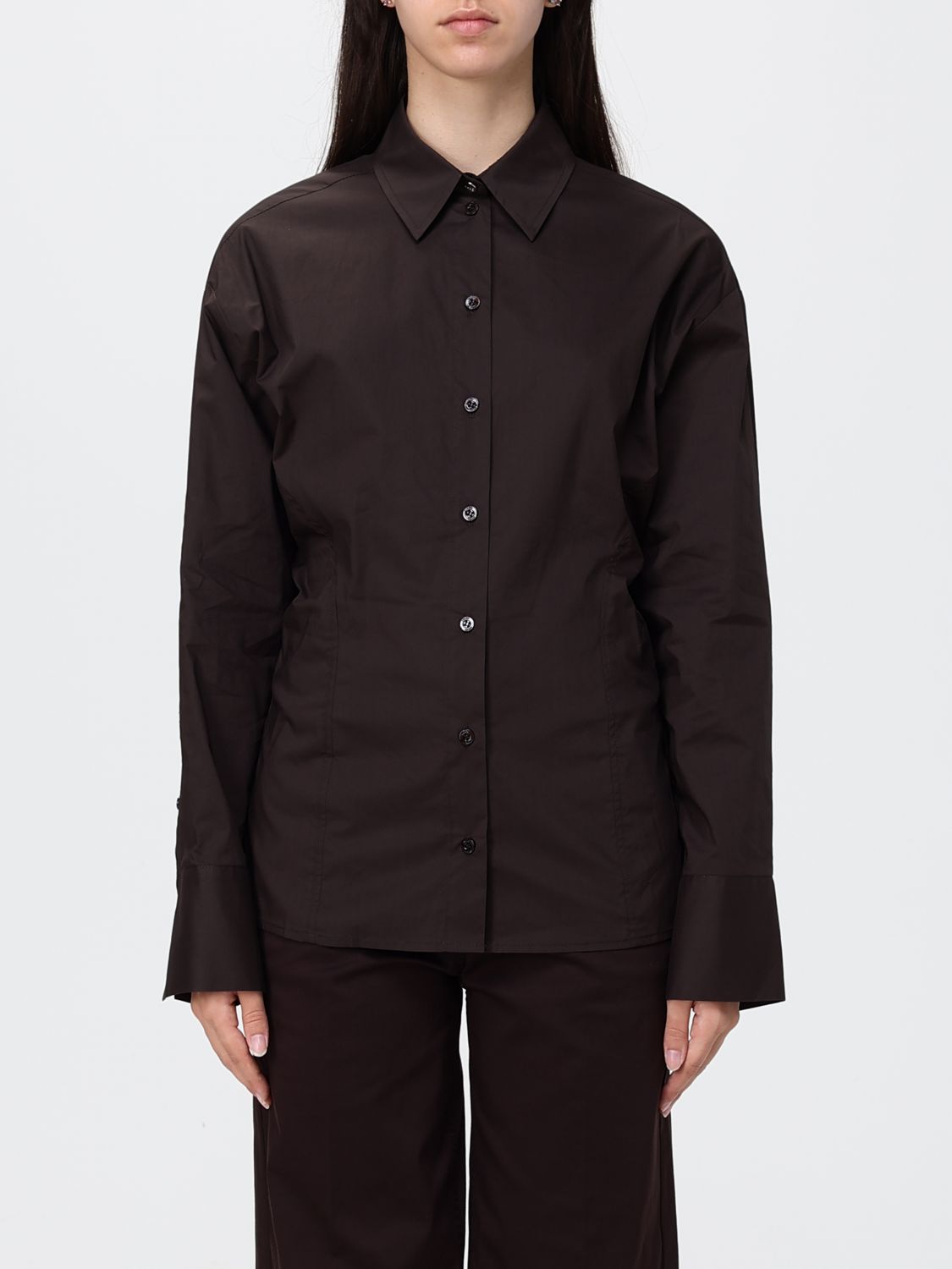 Shirt Woman color Brown