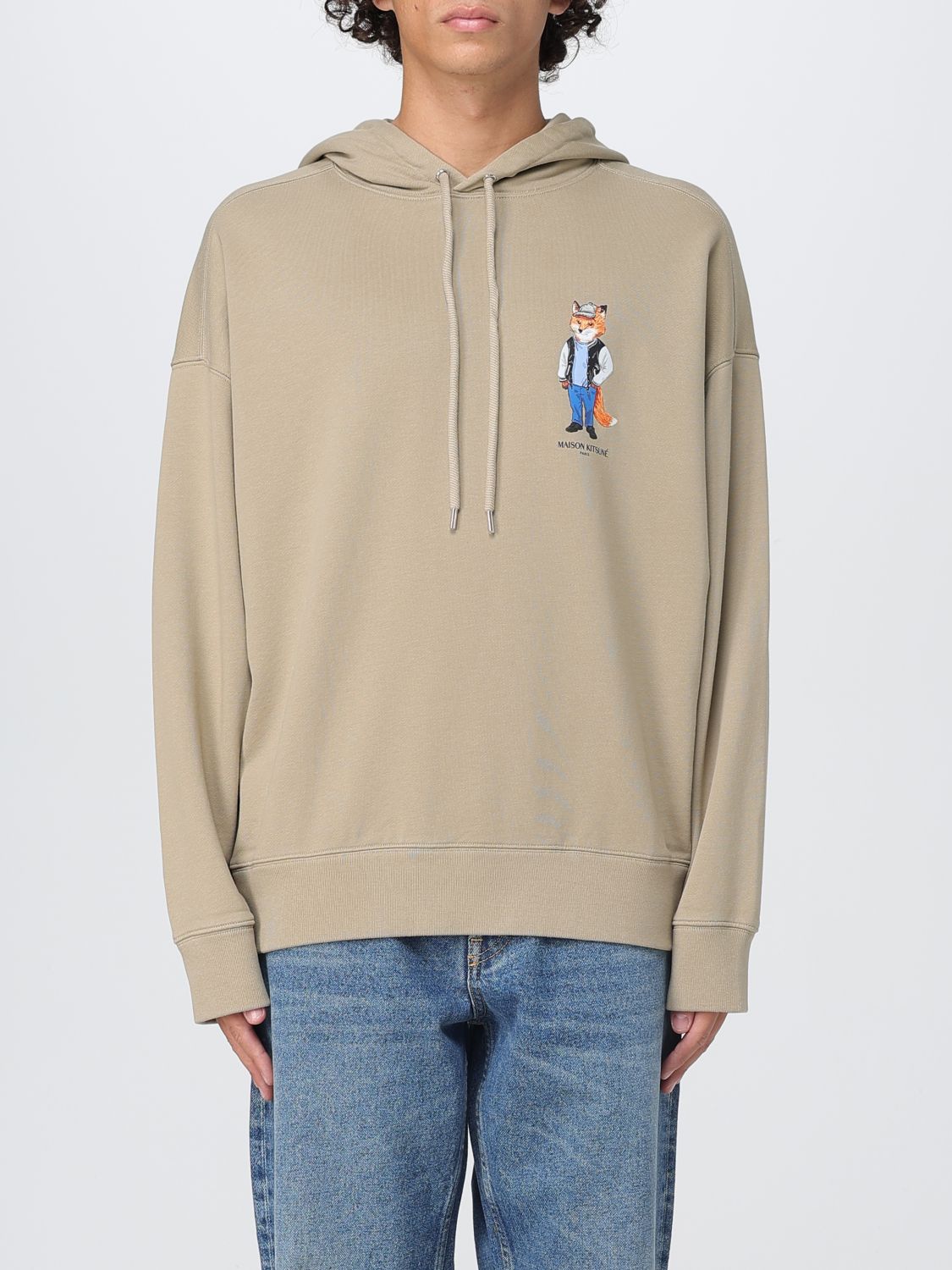 Sweatshirt MAISON KITSUNÉ Men color Beige
