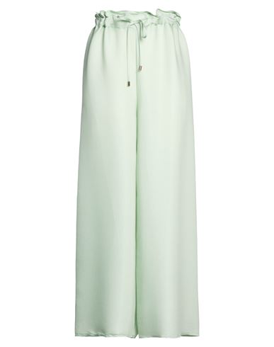 Woman Pants Light green Size L Viscose, Polyester
