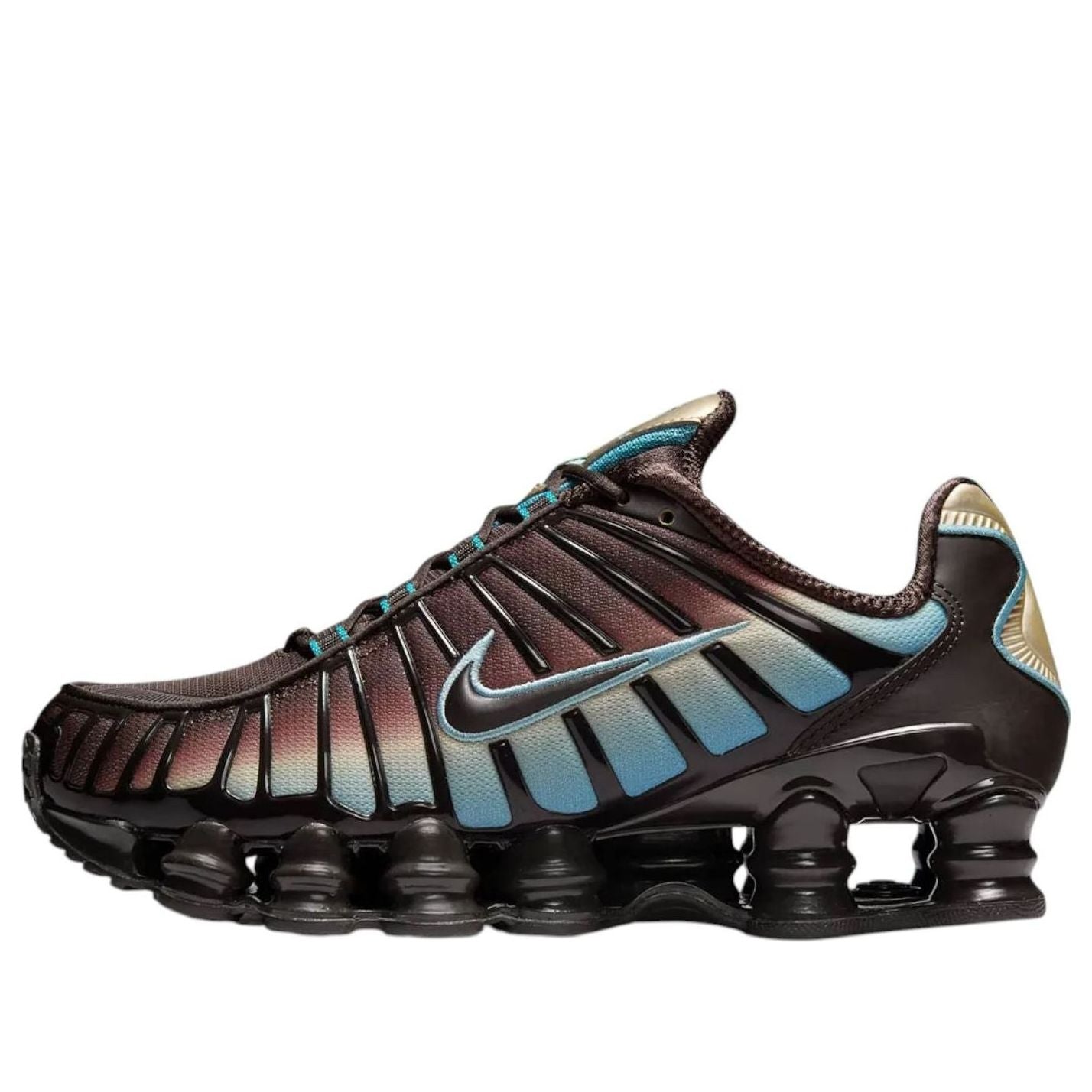 (WMNS) Shox TL 'Velvet Brown Denim Turquoise'