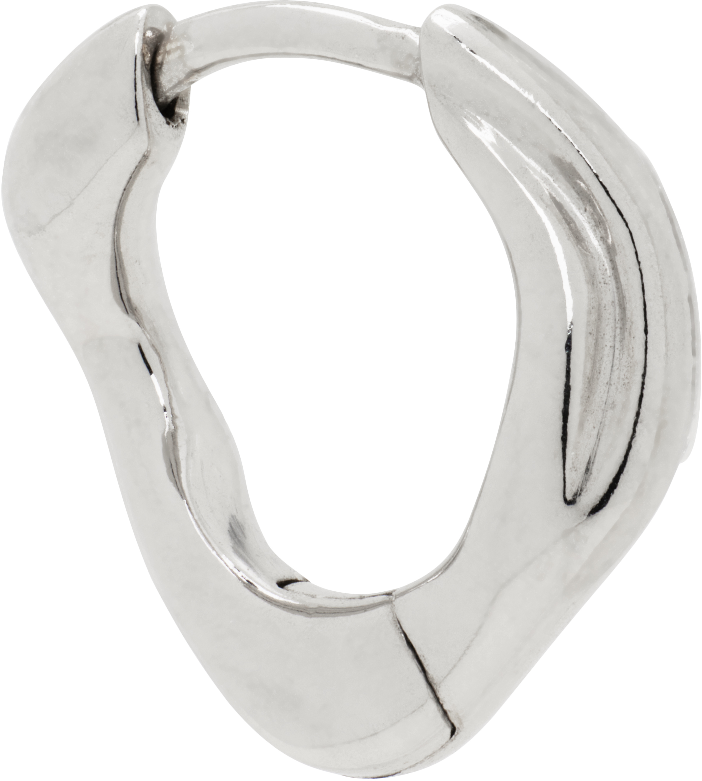 Maria Black Silver Anil Huggie Single Earring
