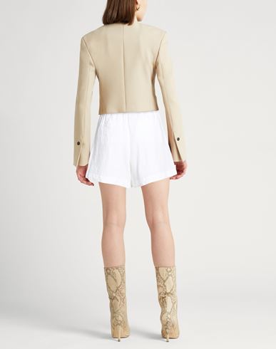 Woman Shorts & Bermuda Shorts White Size 6 Linen